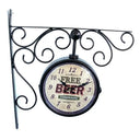 Vintage Design Double Sided Wall Clock