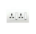 Vivace 13A Twin International Switch Socket