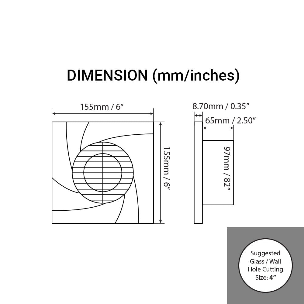 Voldam B4 Panel Exhaust Fan Price in Pakistan 