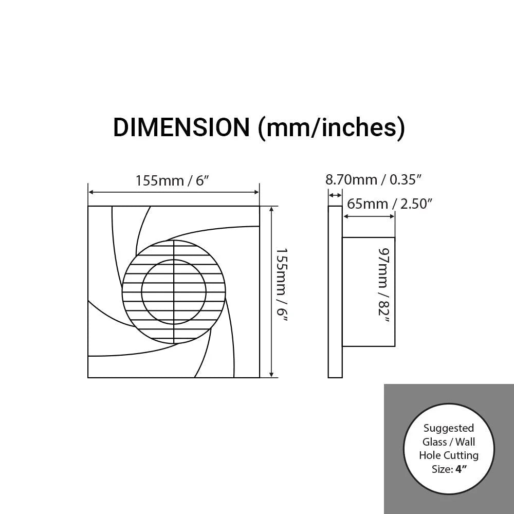 Voldam B4 Panel Exhaust Fan Price in Pakistan 