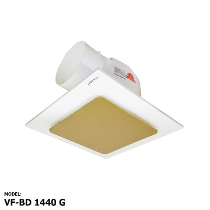 Voldam BD1440G European Design Ceiling Mount Exhaust Fan Golden (14 Inch)