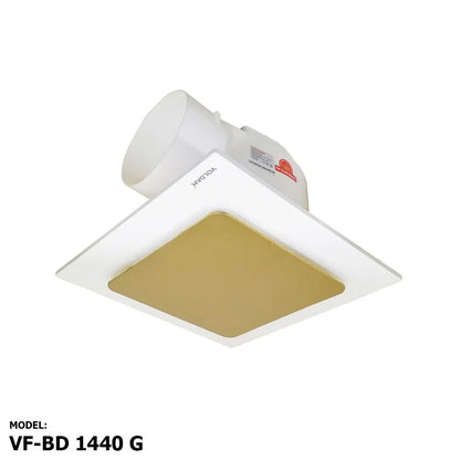 Voldam BD1440G European Design Ceiling Mount Exhaust Fan Golden (14 Inch)