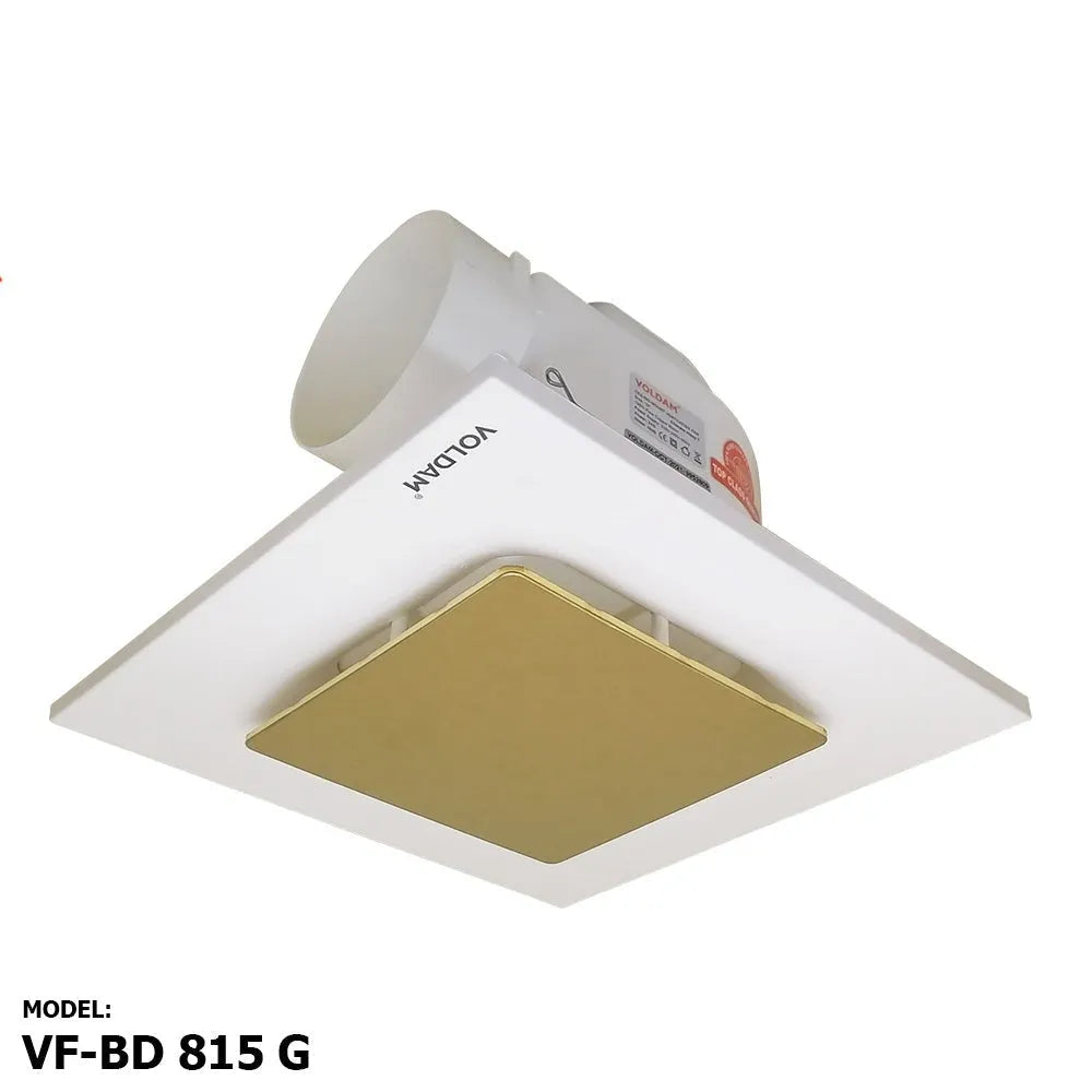 Voldam BD815G European Design Ceiling Mount Exhaust Fan Golden (10 Inch) Secondary image