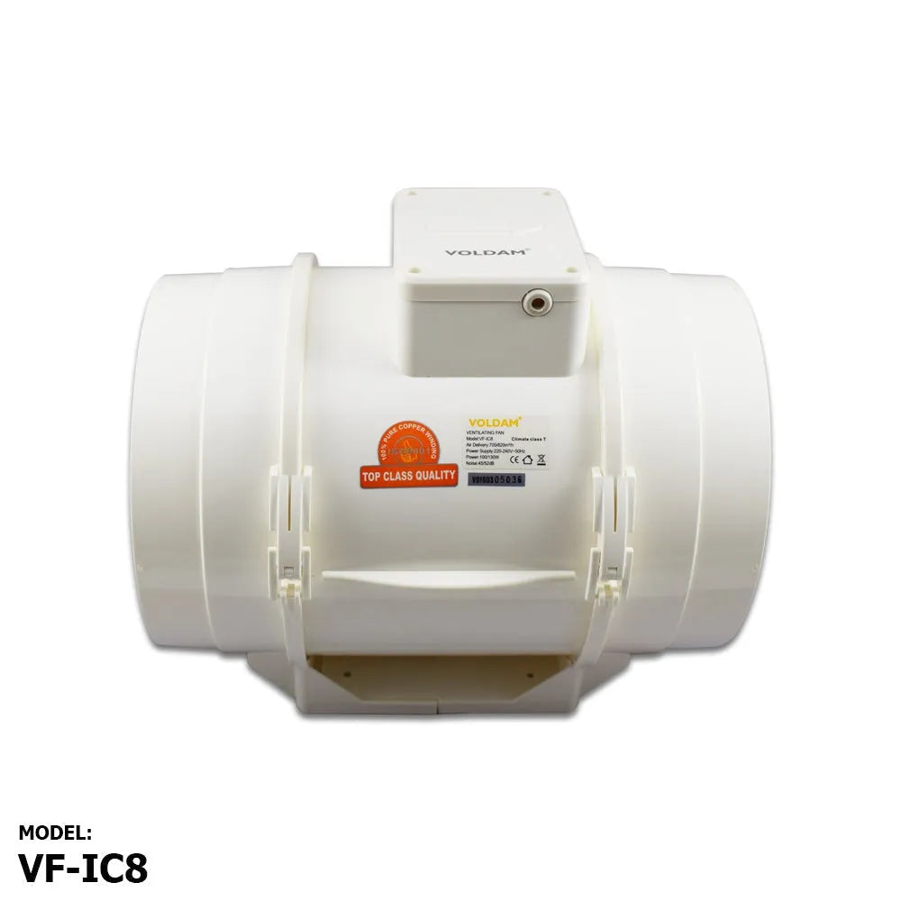 Voldam IC8 Mixed Flow In-Line Duct Fan Price in Pakistan