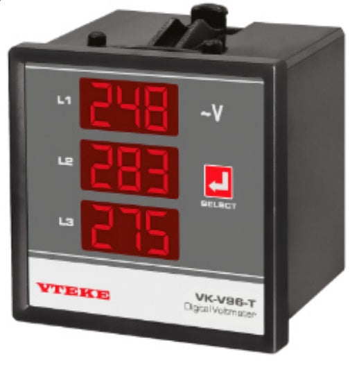 Vteke VK-V96-T Digital Voltmeter 3-ph, Selector Price in Pakistan