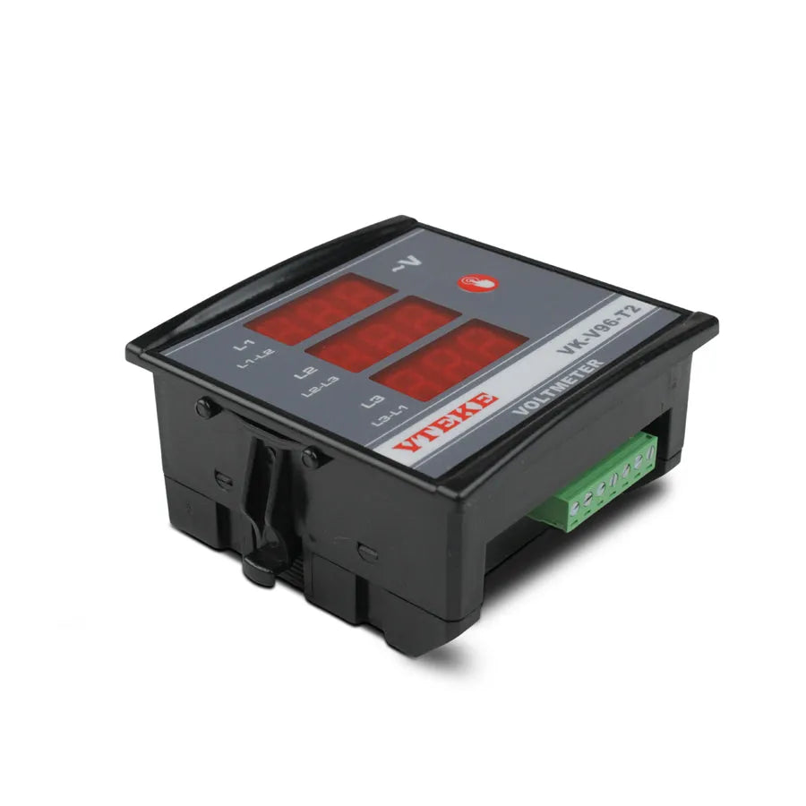 Vteke VK-V96-T2 Digital Voltmeter 3-ph 3-Display Secondary image