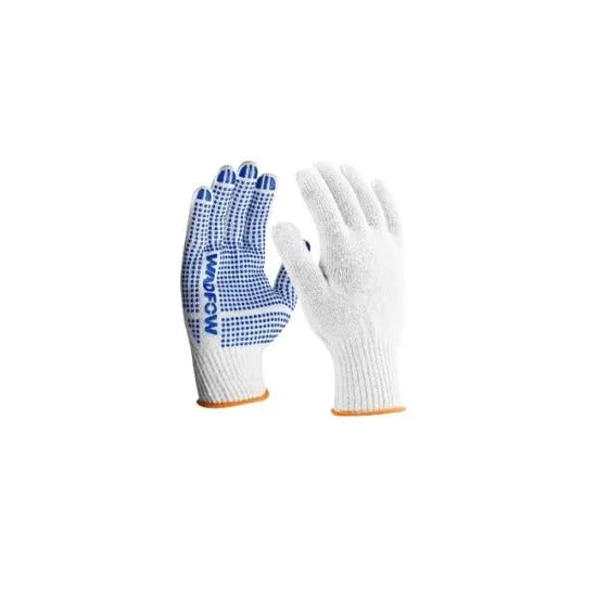 Wadfow Knitted & PVC Dots Gloves Price in Pakistan Main image