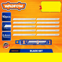 Wadfow WMK1K09 10 Pcs Snap-Off Knife Blades Set