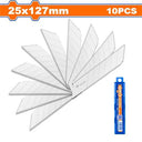 Wadfow WMK1K25 10Pcs Snap-Off Knife Blades Set