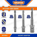 Wadfow WSV4K01 3Pcs Socket Adaptor