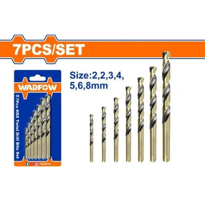 Wadfow HSS Twist Drill Bits Set Price in Pakistan Main image