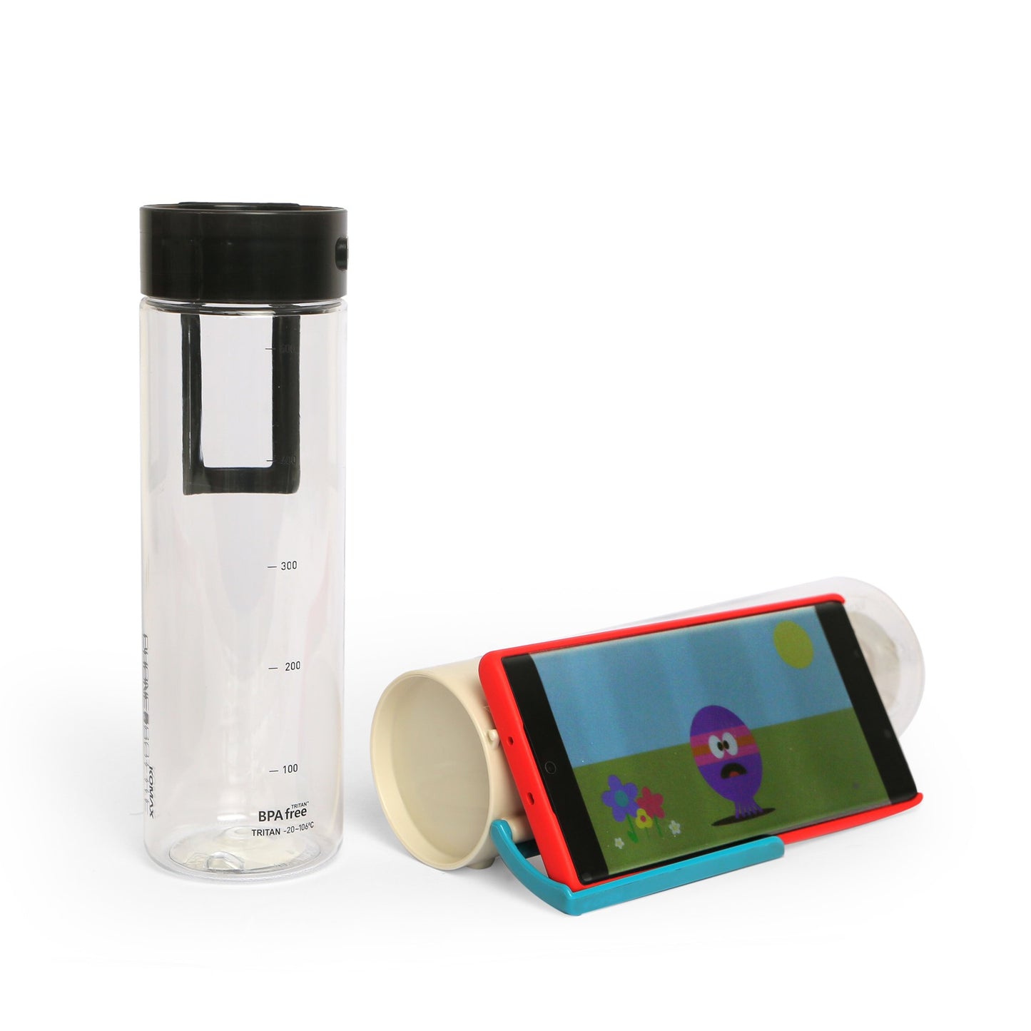 Biokips Water Bottle With Phone Holder 550ML