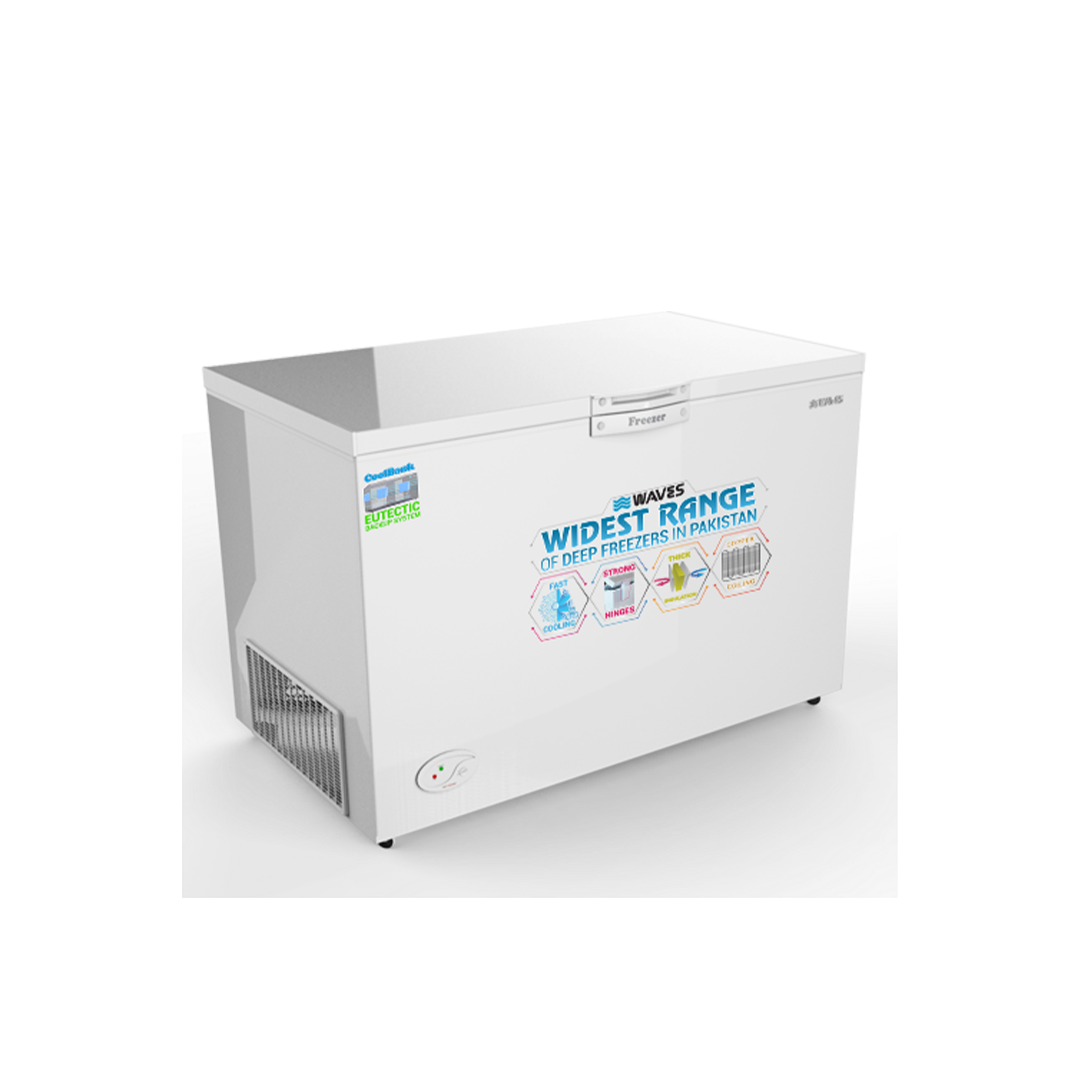 Waves WDF-310 Regular Series Single Door Deep Freezer - 311 Liters