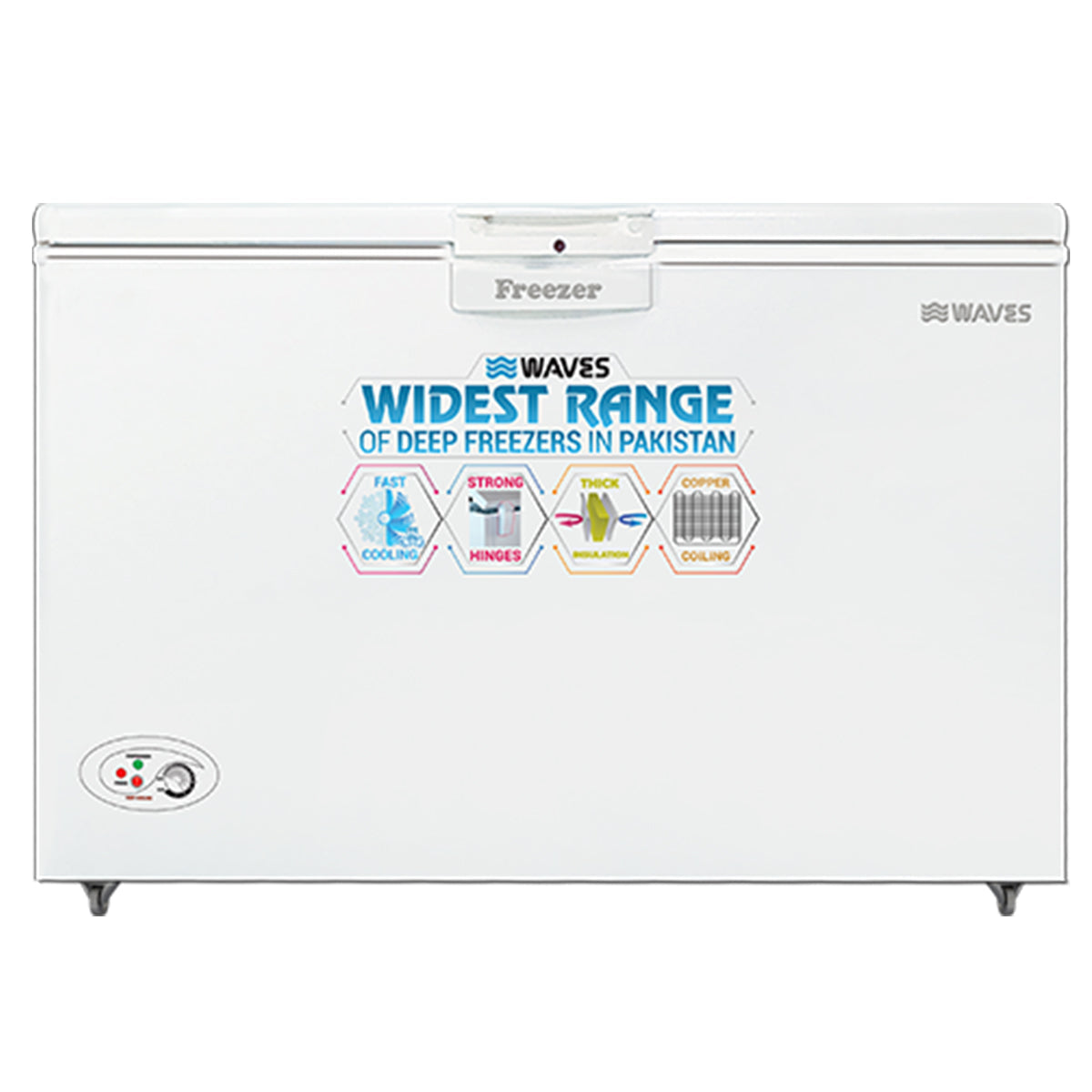 Waves WDF-313 Single Door Deep Freezer Price in Pakistan