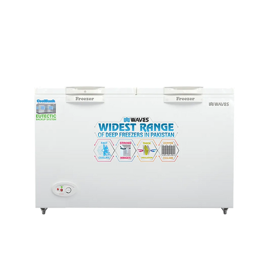 Waves WDF-315 CoolBank Double Door Deep Freezer Price in Pakistan