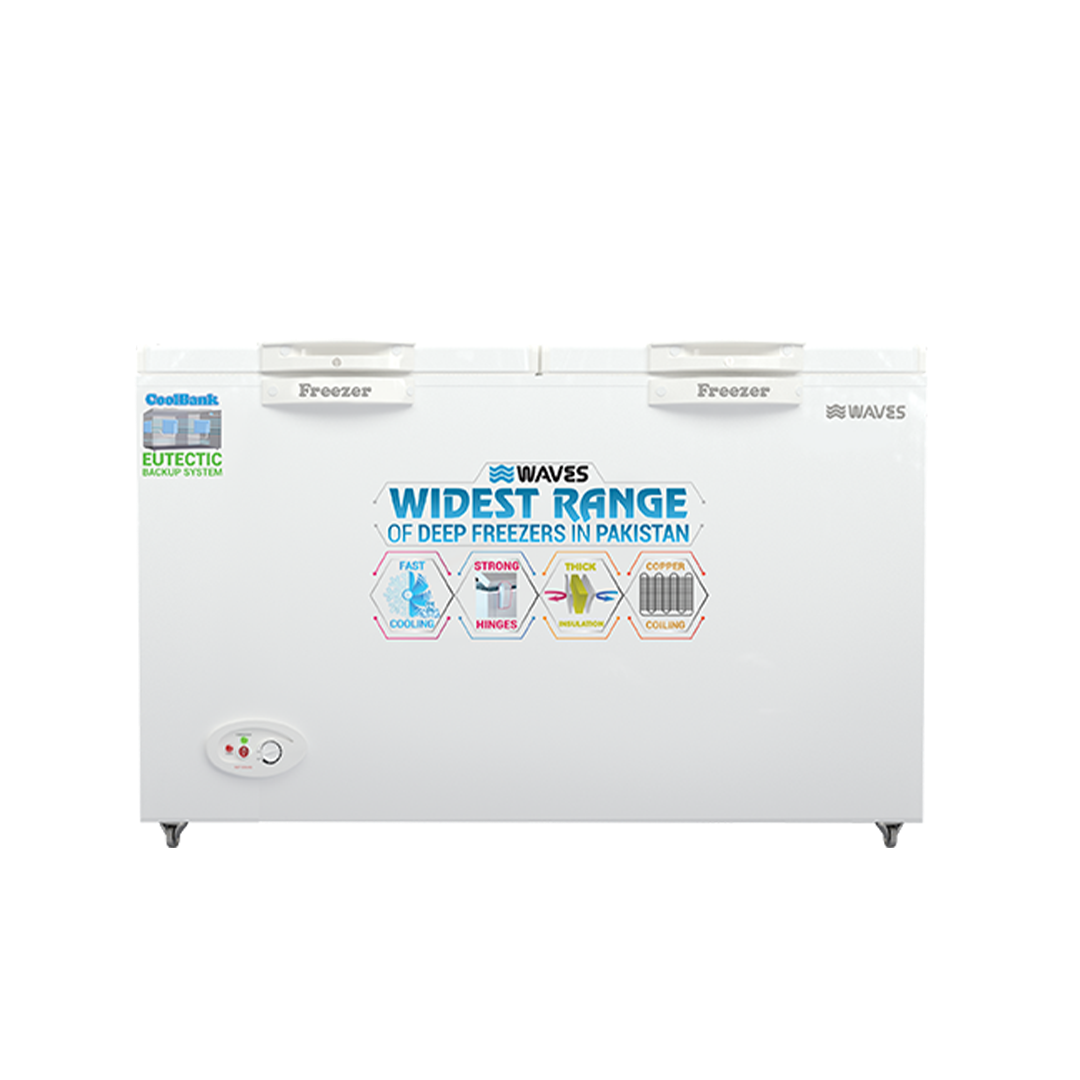 Waves WDF-318 Double Door Deep Freezer Price in Pakistan