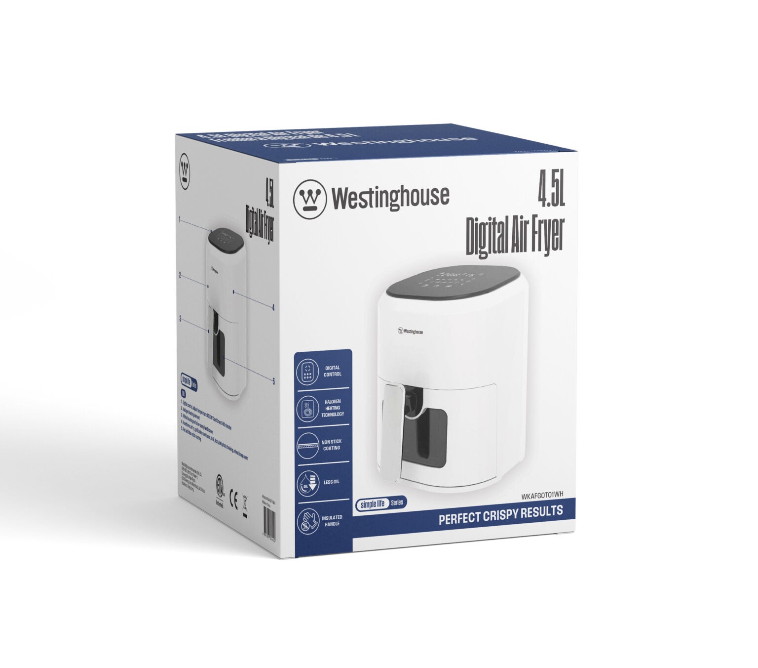 Westinghouse 4.5L Digital Air Fryer Price in Pakistan