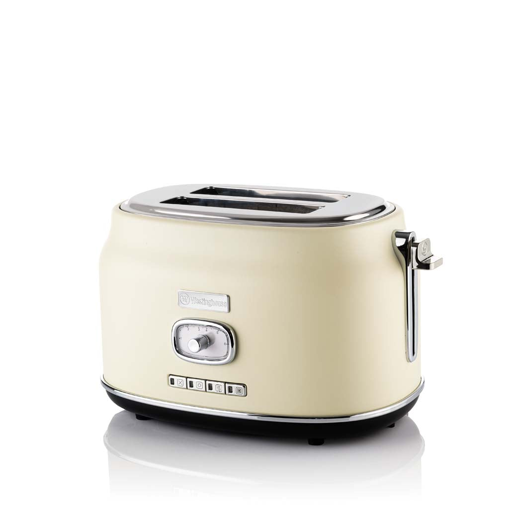 Westinghouse WKTTB857WH Retro Series 2 Slice Toaster