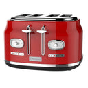 Westinghouse WKTTBD809WH Retro Series 4 Slice Toaster (Red)