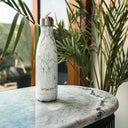 White Carrara Water Bottle