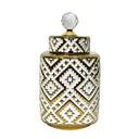 White Elegance Ceramic Vase Small