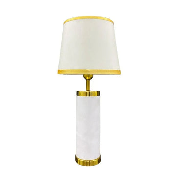 White Marble Cylinder Table Lamp Price in Pakistan