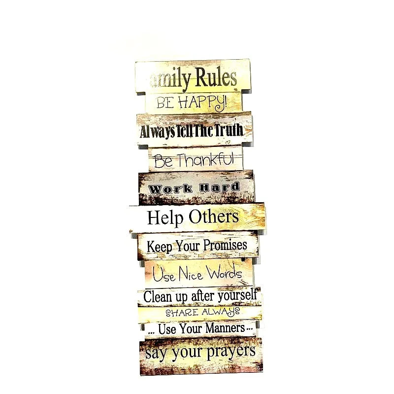 Decorative Hanging Family Rules Large Price in Pakistan Main image