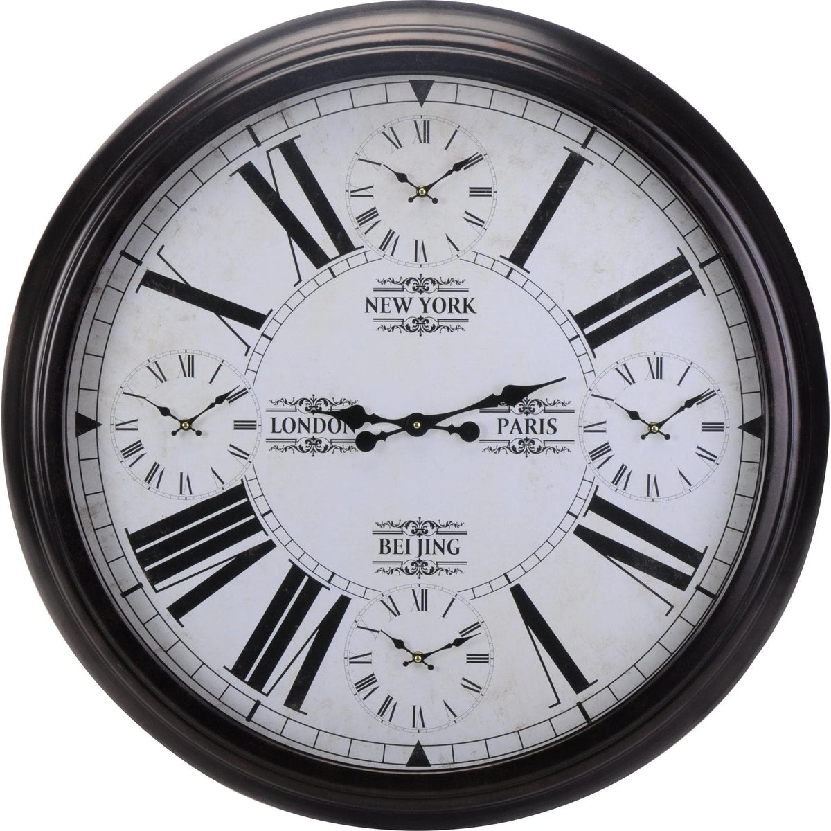 World Time 5 Movements Wall Clock Price in Pakistan Main image