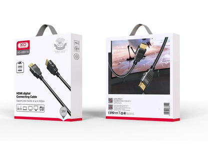 XO HDMI Cable Speed Heavy Duty Cable Black in Pakistan 