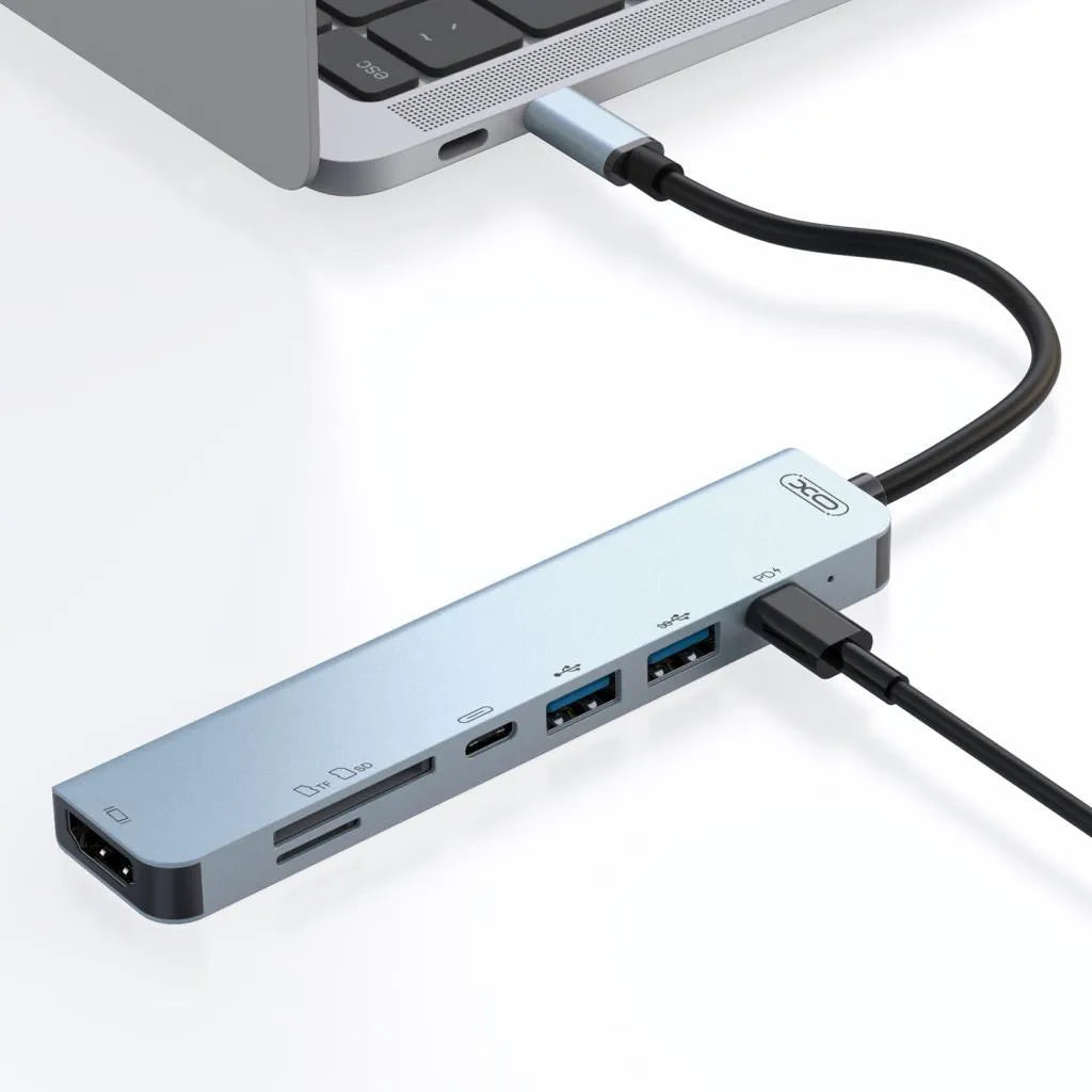 XO HUB008 USB C Charging Adapter Multifunctional Docking Station Secondary image