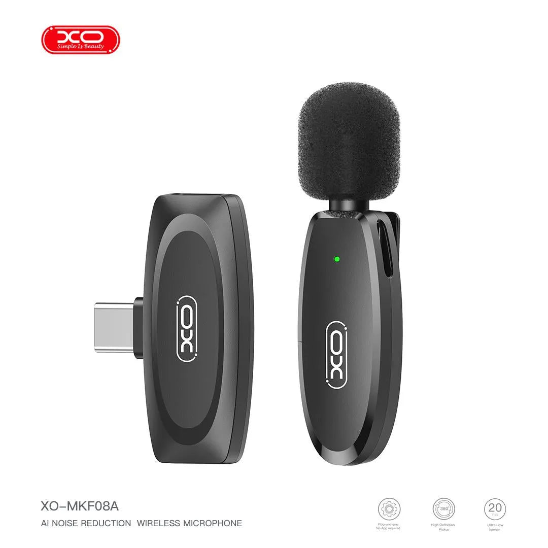 XO Type C Wireless Collar Mic Price in Pakistan Main image