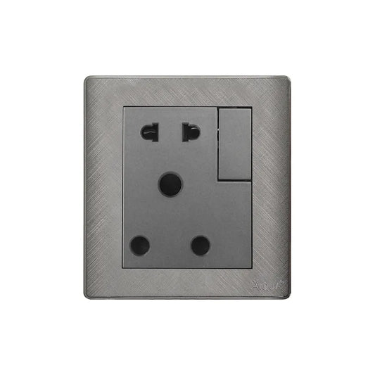 AQUA PINE GREY POWER PLUG + 2 PIN Price in Pakistan