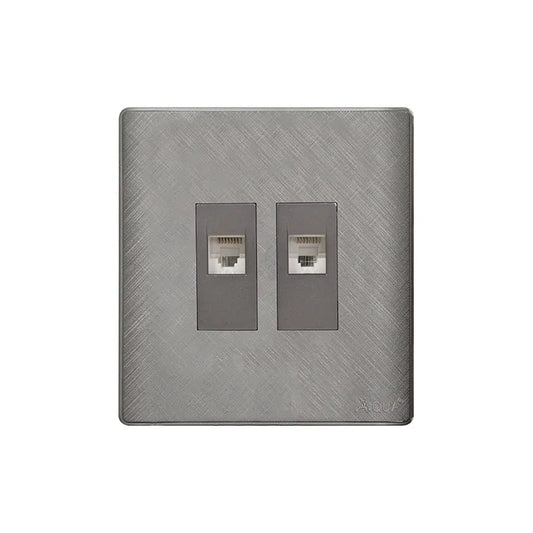 AQUA PINE GREY DOUBLE DATA SOCKET Price in Pakistan
