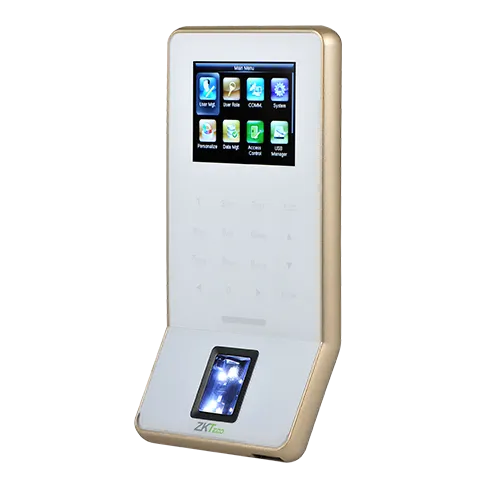 ZKTeco F22 Ultra‑Thin Biometric Terminal-White