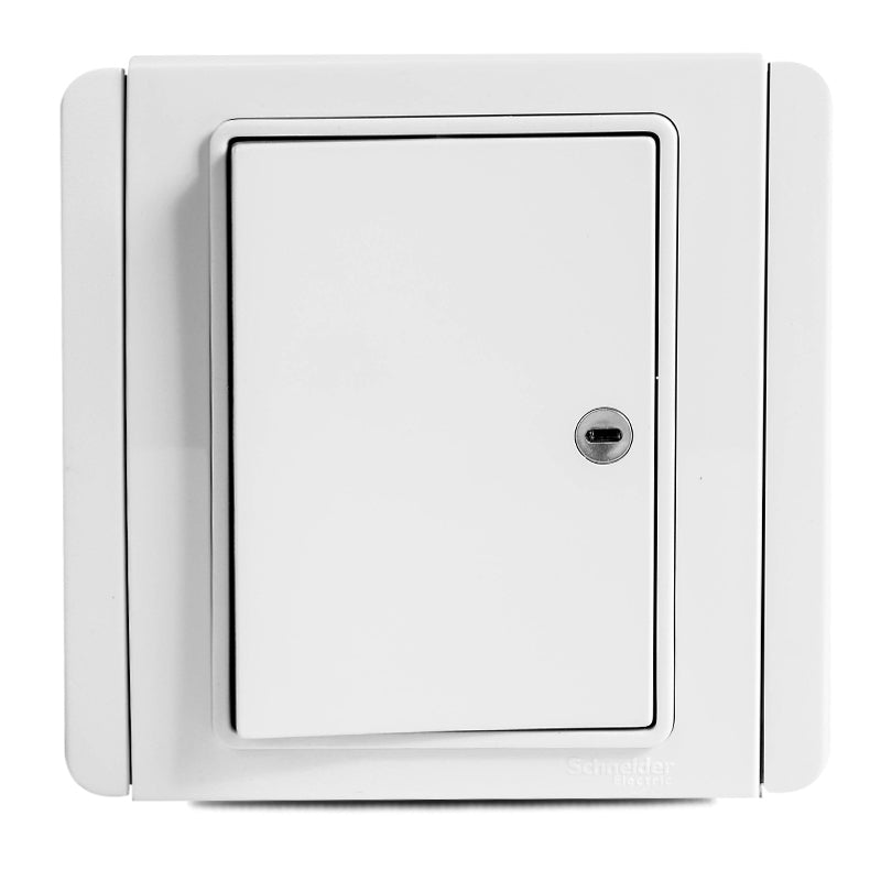 Neo 1 Gang 2 way Switch Horizontal  White with LED and Fluorescent