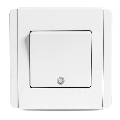 Neo 1 Gang 2 way Switch Vertical  White with LED and Fluorescent Price in Pakistan