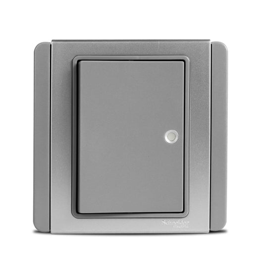 Neo 1-4 Gang Horizontal Grey Silver With Fluorescent