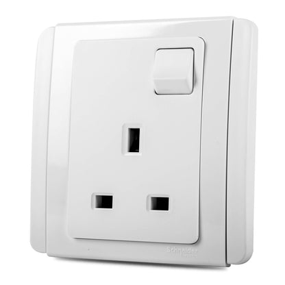 Neo 13A 3 Pin Flat Switched Socket