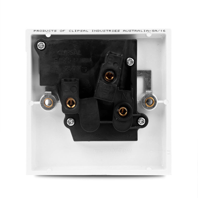E-Series 5A 3 Pin Round Switch Socket