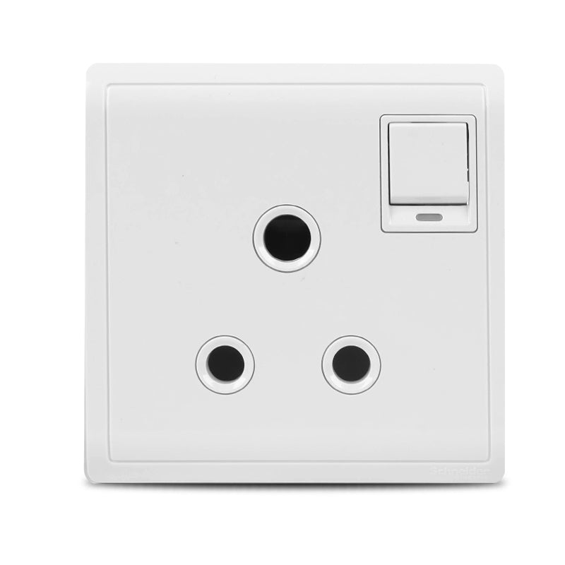 Pieno 15A 3 Pin Round Switched Socket with Neon Price in Pakistan