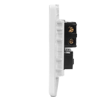 Zencelo 1 Gang Full-Flat Bell Switch with illuminated "DND" & "PCU"