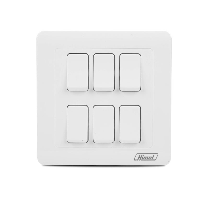 Himel 6 Gang Flush Switches Price in Pakistan