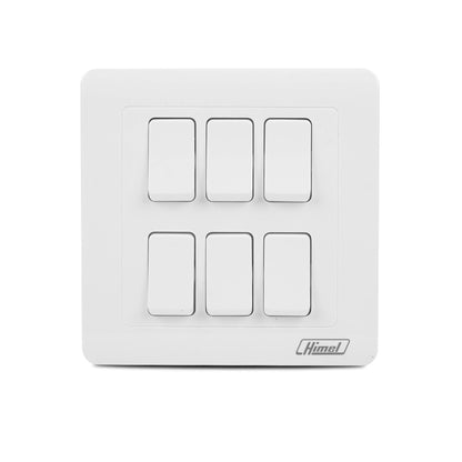 Himel 6 Gang Flush Switches Price in Pakistan