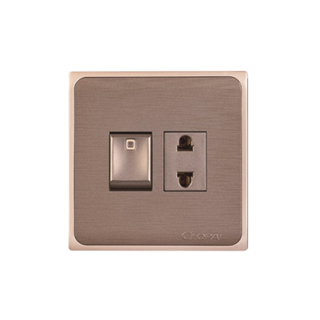 Clopal Focus Series 1 switch + 1 socket Outlet Price in Pakistan