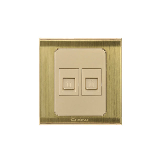 Clopal Inspire Series 6 switch + 2 socket Outlet Price in Pakistan