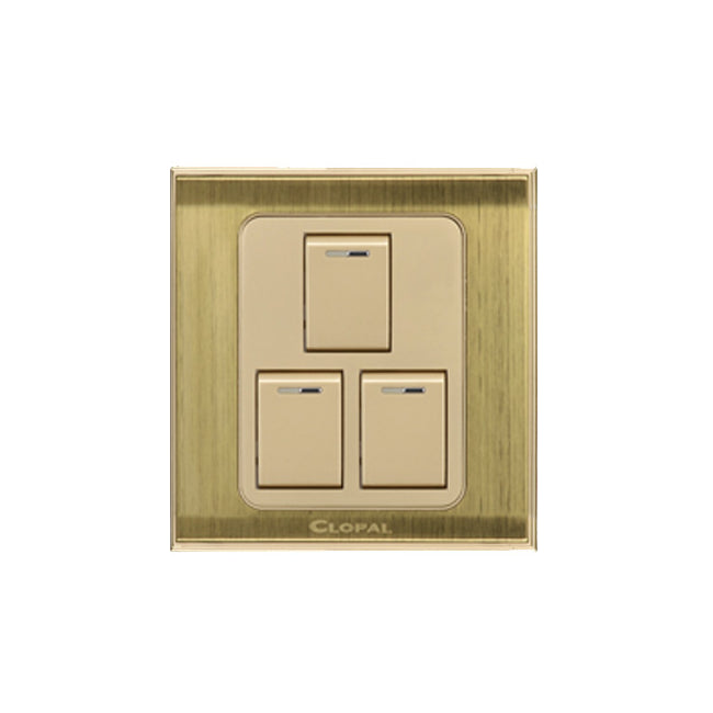 Clopal Prime Series 3 Gang Switch Price in Pakistan 