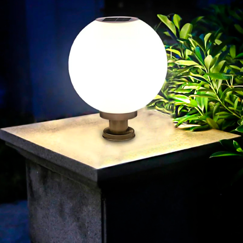 Solar Globe Pillar light in Pakistan