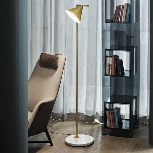 Captain Flint Gold Floor lamp