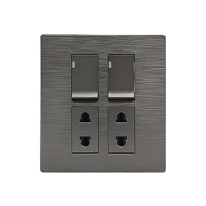 Clopal Flatty Series 2 switch + 2 socket Outlet Price in Pakistan