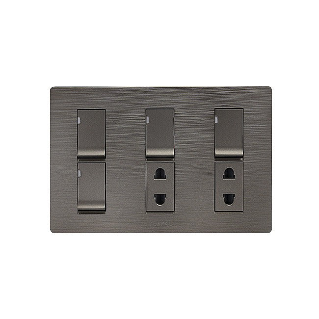 Clopal Flatty Series 4 switch + 2 socket Outlet Price in Pakistan